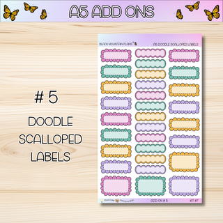 Kit # 7 A5 Add Ons
