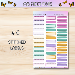 Kit # 7 A5 Add Ons