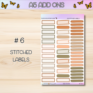 Kit # 3 A5 Add Ons