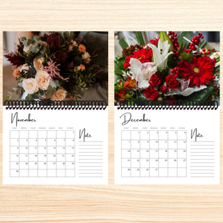 FLORALS 2025 WALL CALENDAR