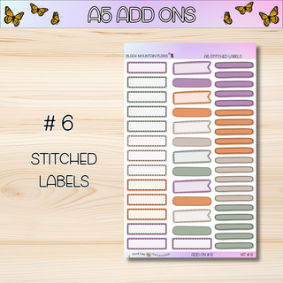Kit # 9 A5 Add Ons