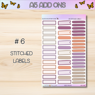 Kit # 16 A5 Add Ons