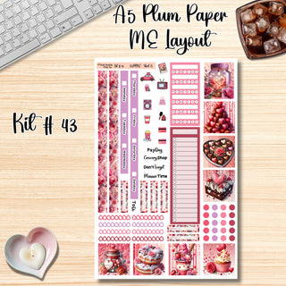 Kit 43      A5 Plum Paper ME Layout