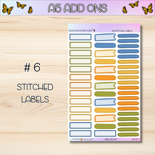 Kit # 4 A5 Add Ons