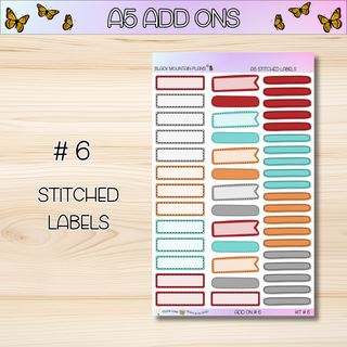 Kit # 6 A5 Add Ons