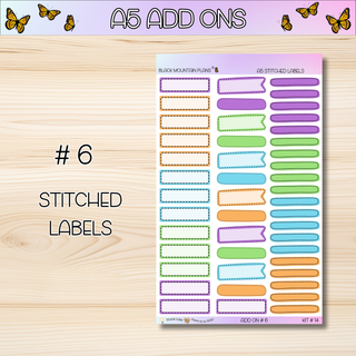 Kit # 14 A5 Add Ons