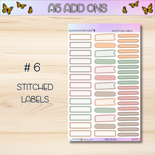 Kit # 5 A5 Add Ons