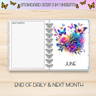 Classic 2 in 1  MAY 2026 DATED Planner Inserts