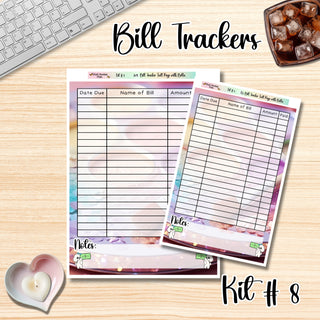 Kit # 8     Full Page Bill Tracker