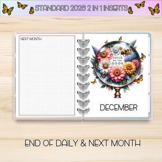 Classic 2 in 1 NOVEMBER 2026 DATED Planner Inserts
