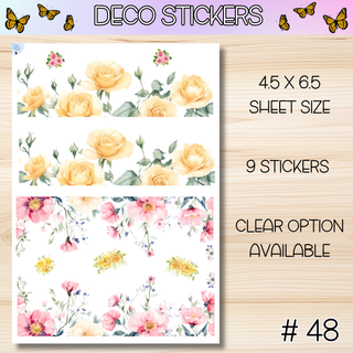 DECO STICKERS # 48