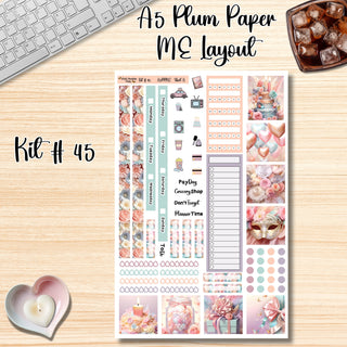 Kit 45     A5 Plum Paper ME Layout