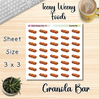 GRANOLA BAR Teeny Weeny Foods