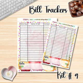 Kit # 9     Full Page Bill Tracker