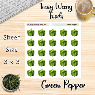 GREEN PEPPER Teeny Weeny Foods