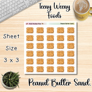 PEANUT BUTTER SANDWICH  Teeny Weeny Foods