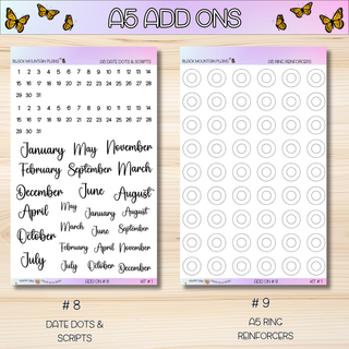 Kit # 8 A5 Add Ons