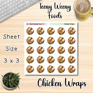 CHICKEN WRAPS Teeny Weeny Foods